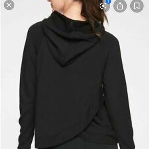 Athleta criss cross back hoodie